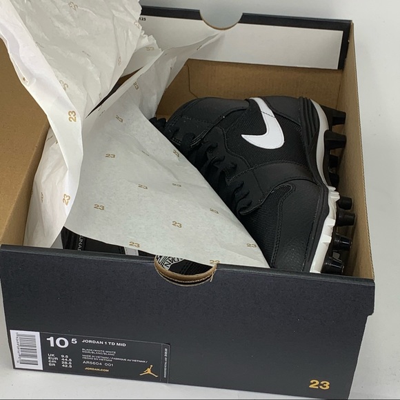 NEW Nike Air Jordan TD MID Football Cleats - Picture 12 of 13